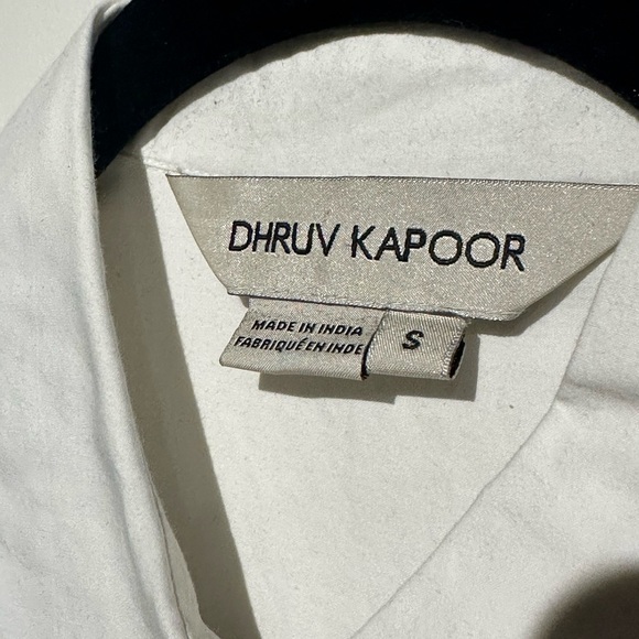 Anthropologie Dhruv Kapoor shirt with embroidered sequin daisies - Picture 5 of 11